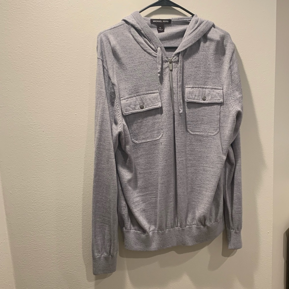 Michael Kors Quarter Zip Hoodie Sweater